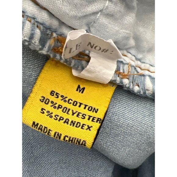 Women's Light Blue Ruched Leg Jeans - Picture 8 of 8